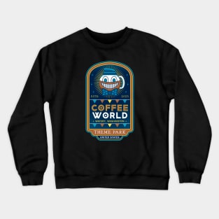 Watery Coffee World Crewneck Sweatshirt